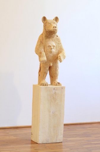 Jan Thomas, Doddy, 2018, Pappelholz, Lausr, Höhe: 155 cm, Preis auf Anfrage, thj002kü