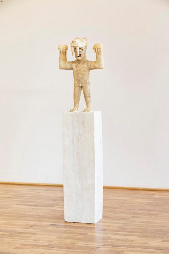 Jan Thomas, Skinny, 2017, Pappelholz, Lasur, Höhe: 156 cm, Preis auf Anfrage, thj016kü