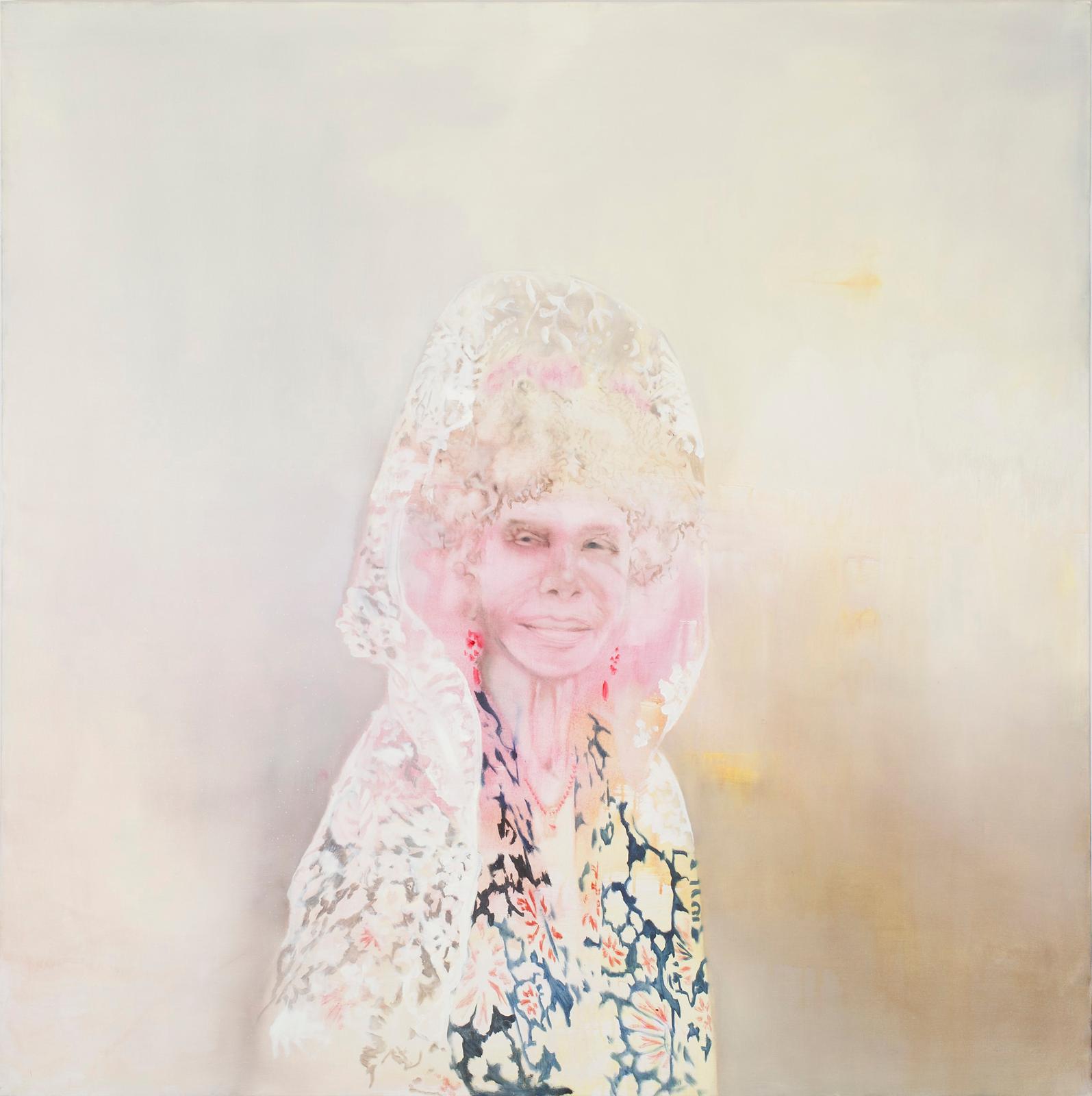 Anna Klüssendorf, 2014, o.T. , Öl auf Leinwand, 160 cm x 160 cm, Preis auf Anfrage, kla004kü