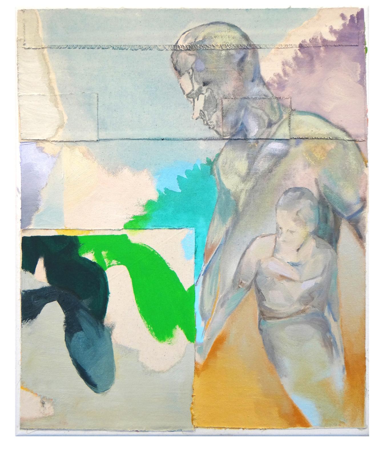 Christofer Kochs, Die Rückseite der Wirklichkeit  4a, 2020, Öl auf gefalteter Leinwand, 60 x 50 cm, Preis auf Anfrage