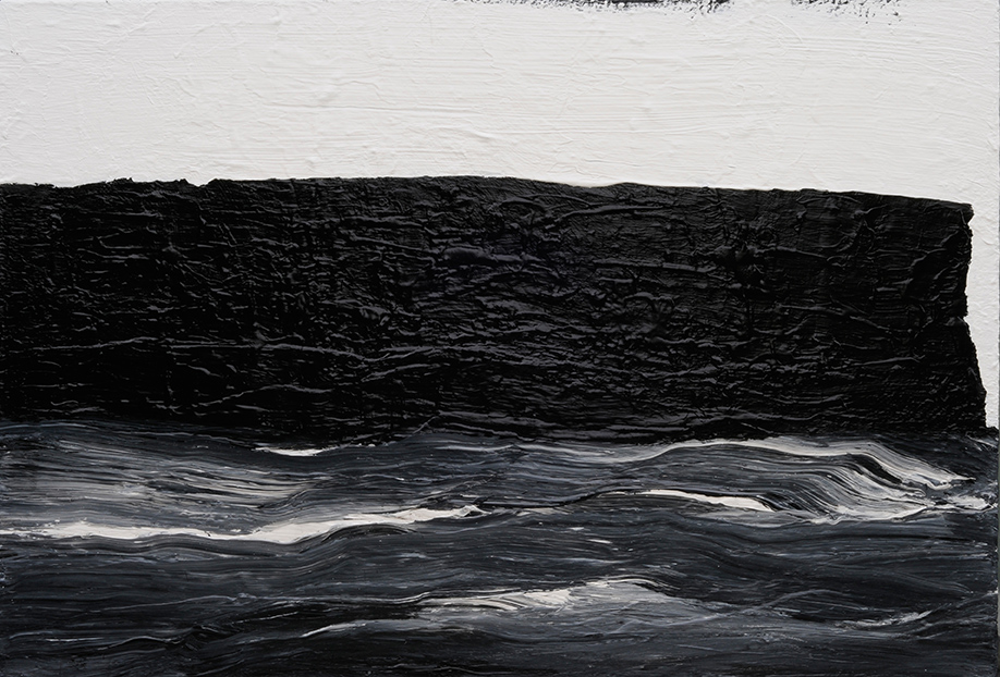 Werner Knaupp, Strandir, 03.07.2007, Acryl auf Leinwand , 150 cm x 220 cm, Preis auf Anfrage, Galerie Cyprian Brenner