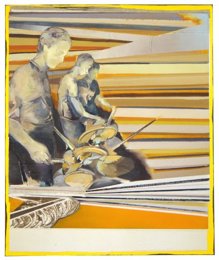 Christofer Kochs, Zeitenwende, 2018, Öl auf gefalt. Leinwand, 120 x 100 cm, Preis auf Anfrage, koc008kü