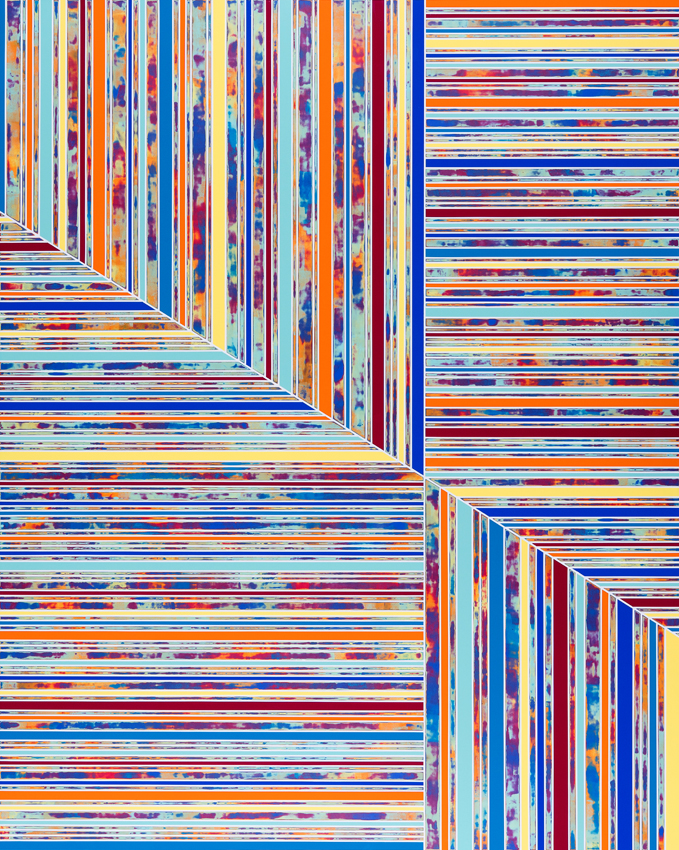 Stefan Schiek, IN ORDNUNG #3, Glanzlack auf Aluminium, 2020, 200 cm x 160 cm, Preis auf Anfrage, Galerie Cyprian Brenner