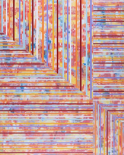 Stefan Schiek-IN ORDNUNG #4, Glanzlack auf Aluminium, 2020, 200 cm x 160 cm, Preis auf Anfrage, Galerie Cyprian Brenner