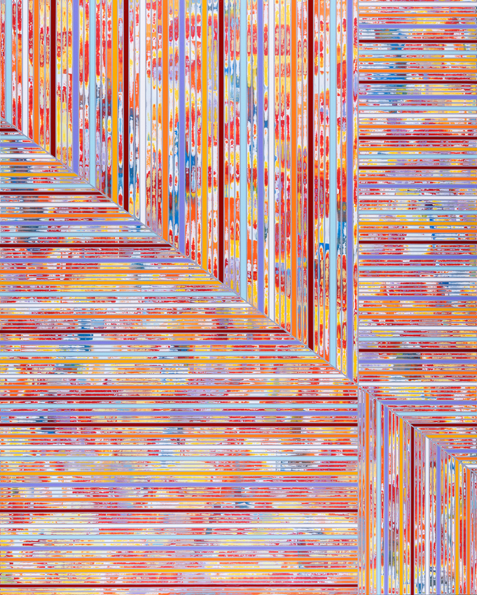 Stefan Schiek-IN ORDNUNG #4, Glanzlack auf Aluminium, 2020, 200 cm x 160 cm, Preis auf Anfrage, Galerie Cyprian Brenner