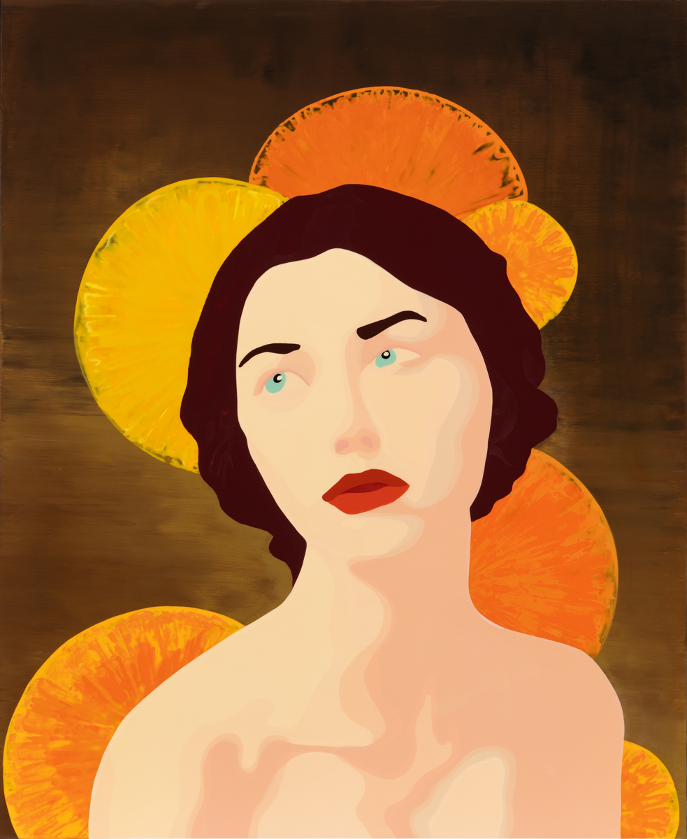 Stefan Schiek, o.T. #2, 2024, Glanzlack auf Aluminium, 66 cm x 54 cm, Preis auf Anfrage, Galerie Cyprian Brenner