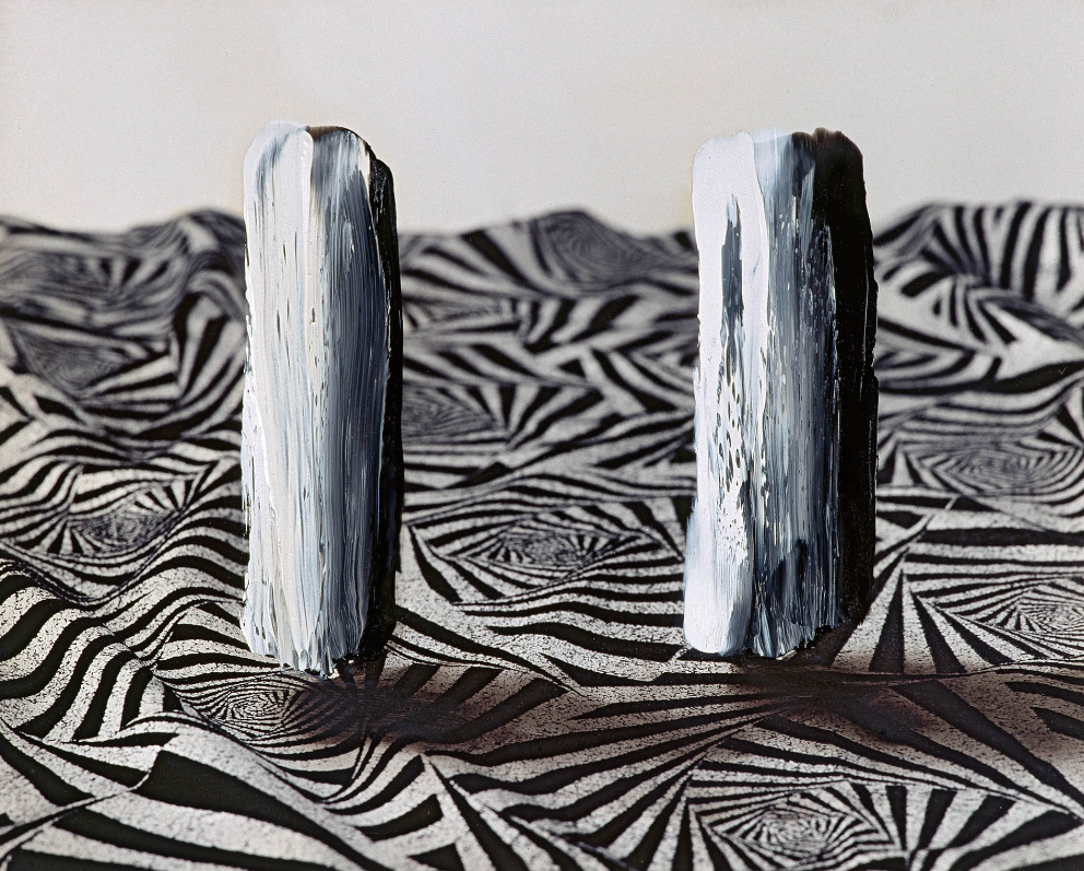 Marc Lüders, Objekt 246-8-1, Öl auf Silver Gelatine Print, 1998, 24 cm x 30 cm,Preis auf Anfrage, Galerie Cyprian Brenner