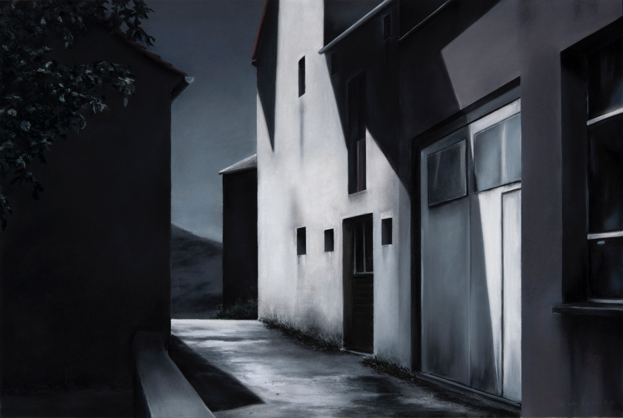 Gerlinde Zantis, Dépt 48/St. Urcize , 2014, Pastell , 74 x 110 cm, Preis auf Anfrage, SÜDWESTGALERIE