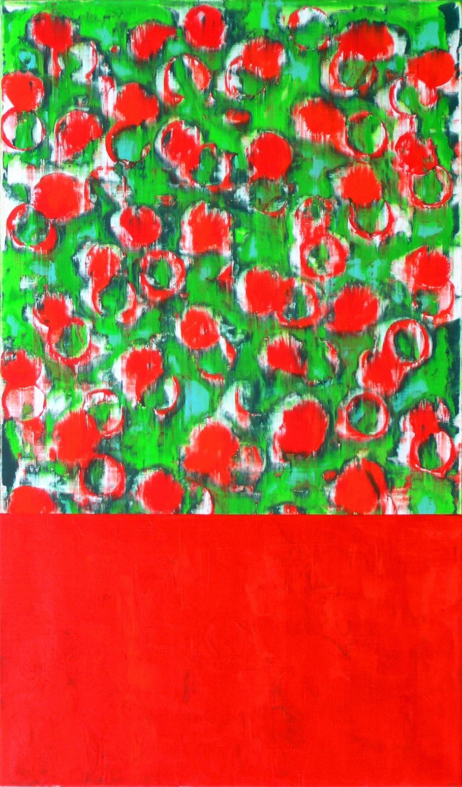 Oliver Christmann, o.T. (T3), 2017, Acryl auf Leinwand, 120 x 70 cm, Preis auf Anfrage, cho049ko