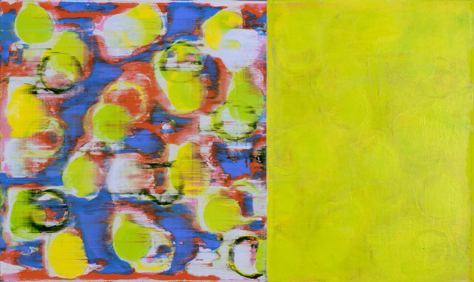 Oliver Christmann, o.T. (E1), 2020, Acryl auf Leinwand, 30 x 50 cm, Preis auf Anfrage, cho016kü