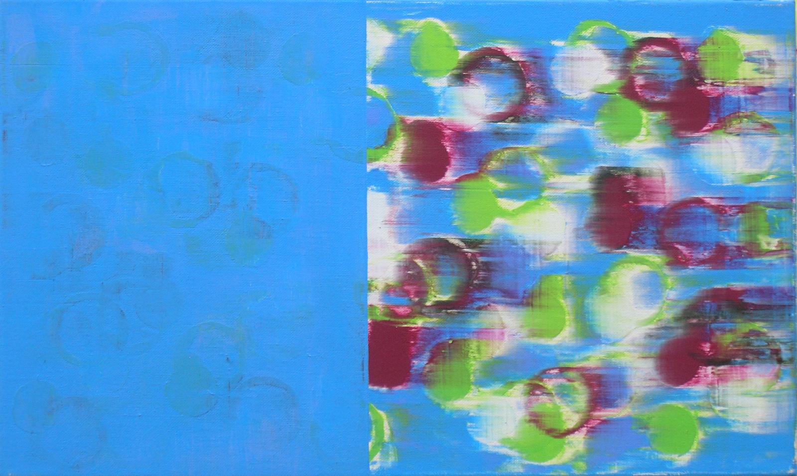 Oliver Christmann, o.T. (E3), 2021, Acryl auf Leinwand, 30 x 50 cm, Preis auf Anfrage, cho018kü