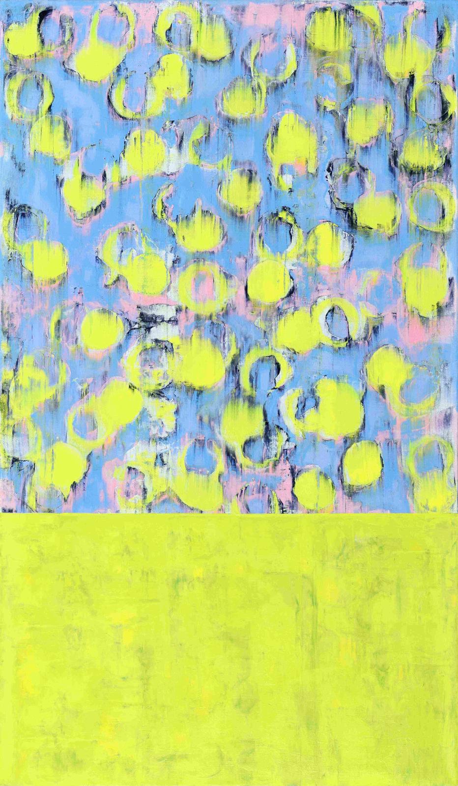 Oliver Christmann, ohne Titel (T2), 2017, Acryl auf Leinwand, 120 cm X 70 cm, Preis auf Anfrage, SÜDWESTGALERIE
