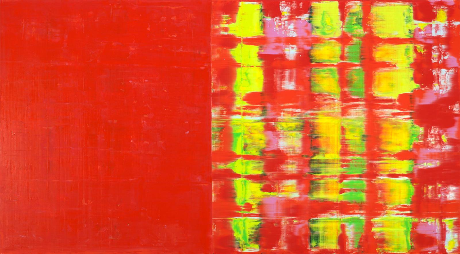 Oliver Christmann, o.T. (I2), 2018, Acryl auf Leinwand, 100 x 180 cm, Preis auf Anfrage, cho036kü