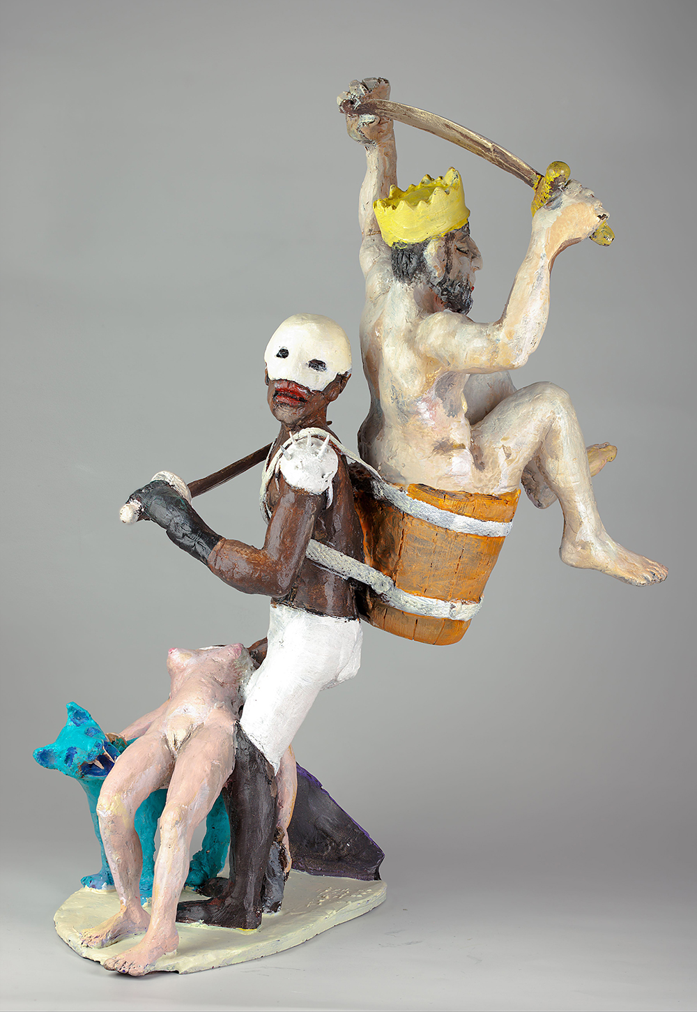 Terence Carr, Zorn, 2017, Bronze, handbemalt, Auflage 30, 36 cm x 25 cm x 18 cm, Preis auf Anfrage, SüdWestGalerie