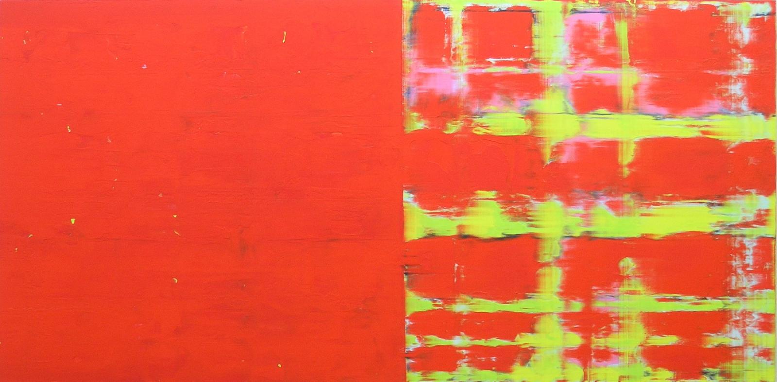 Oliver Christmann, ohne Titel (D12), 2017, Acryl auf Leinwand, 70 cm X 140 cm, Preis auf Anfrage, SÜDWESTGALERIE