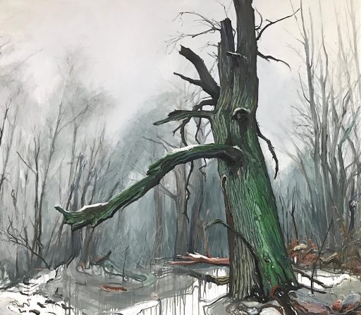 Helge , 3 DU Baumportrait RHW, 2019, Öl auf Leinwand, 175 cm x 200 cm , Preis auf Anfrage