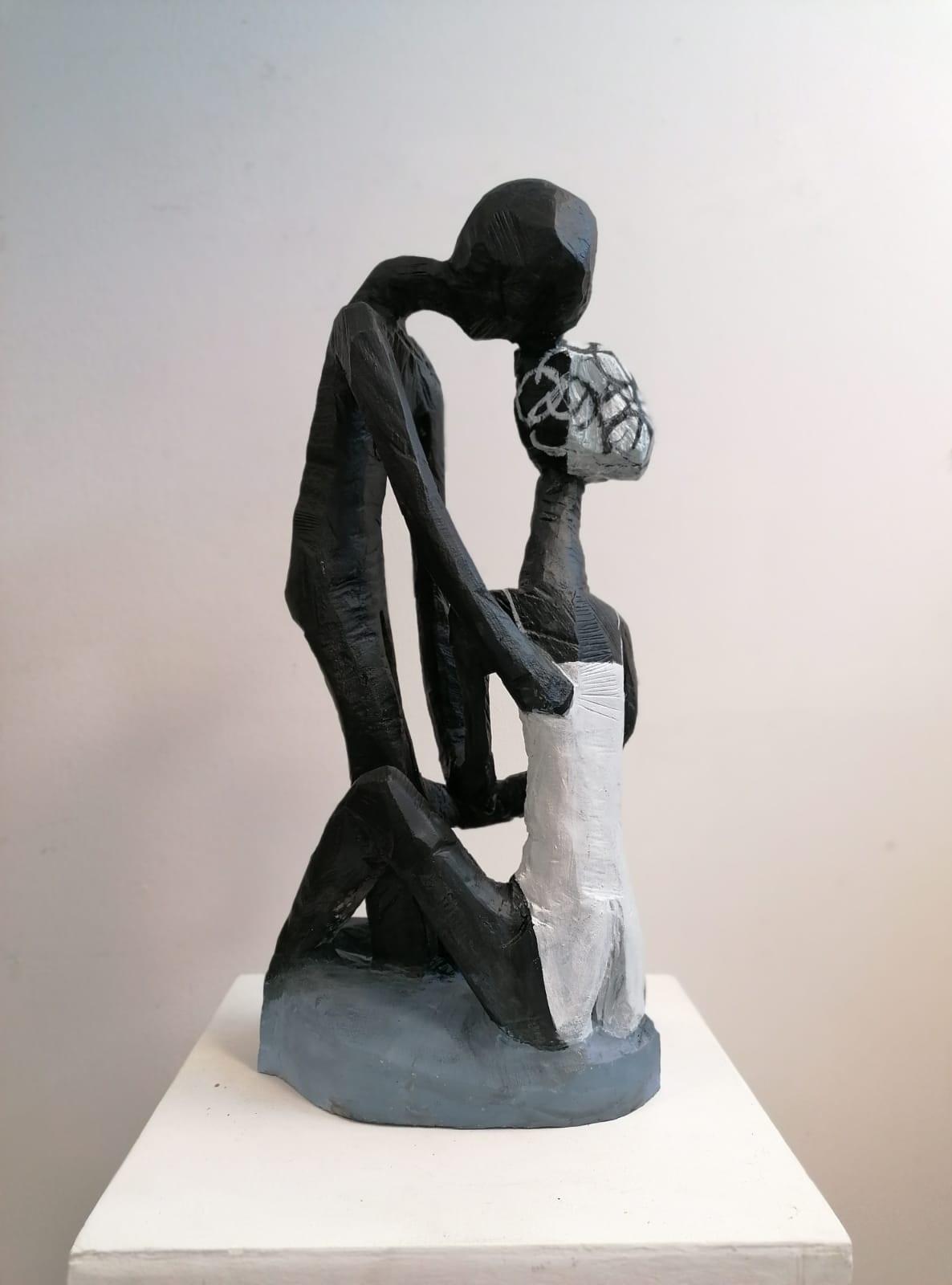 Terence Carr, Der Kuss, 2019, Aluminium, Auflage 7 + 1 e.a., 75 cm x 30 cm x 33 cm, Preis auf Anfrage, SüdWestGalerie
