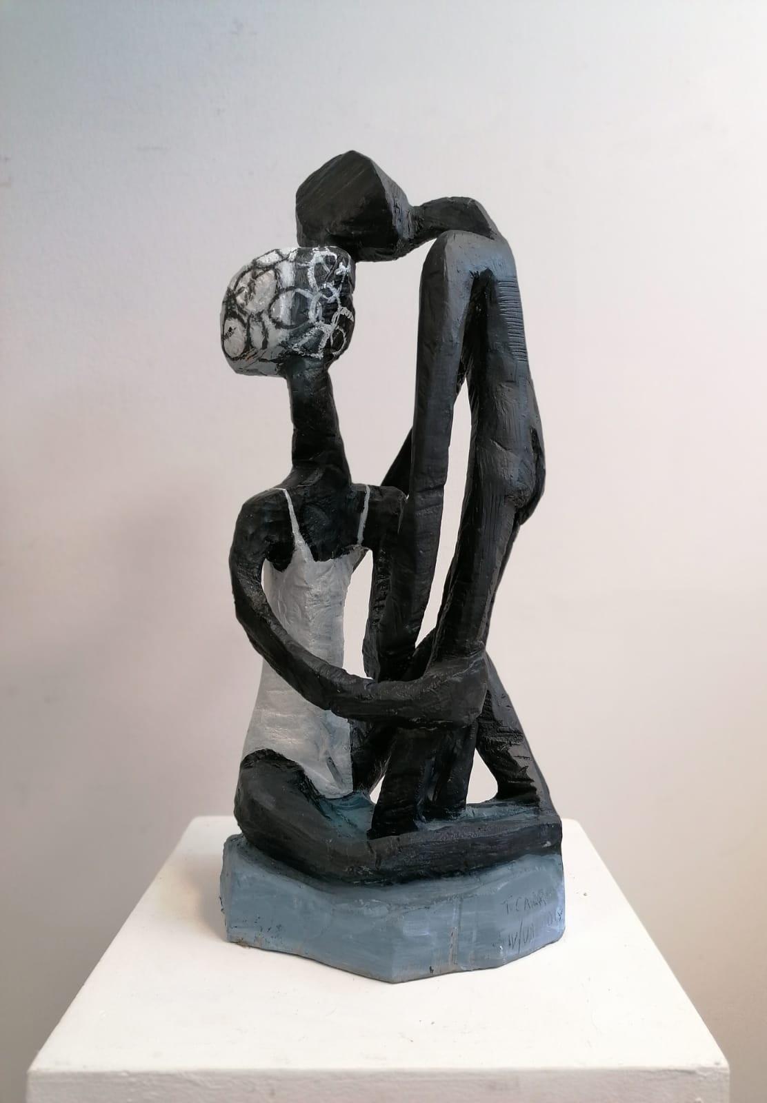 Terence Carr, Der Kuss (Ansicht 1), 2019, Aluminium, Auflage 7 + 1 e.a., 75 cm x 30 cm x 33 cm, Preis auf Anfrage, SüdWestGalerie