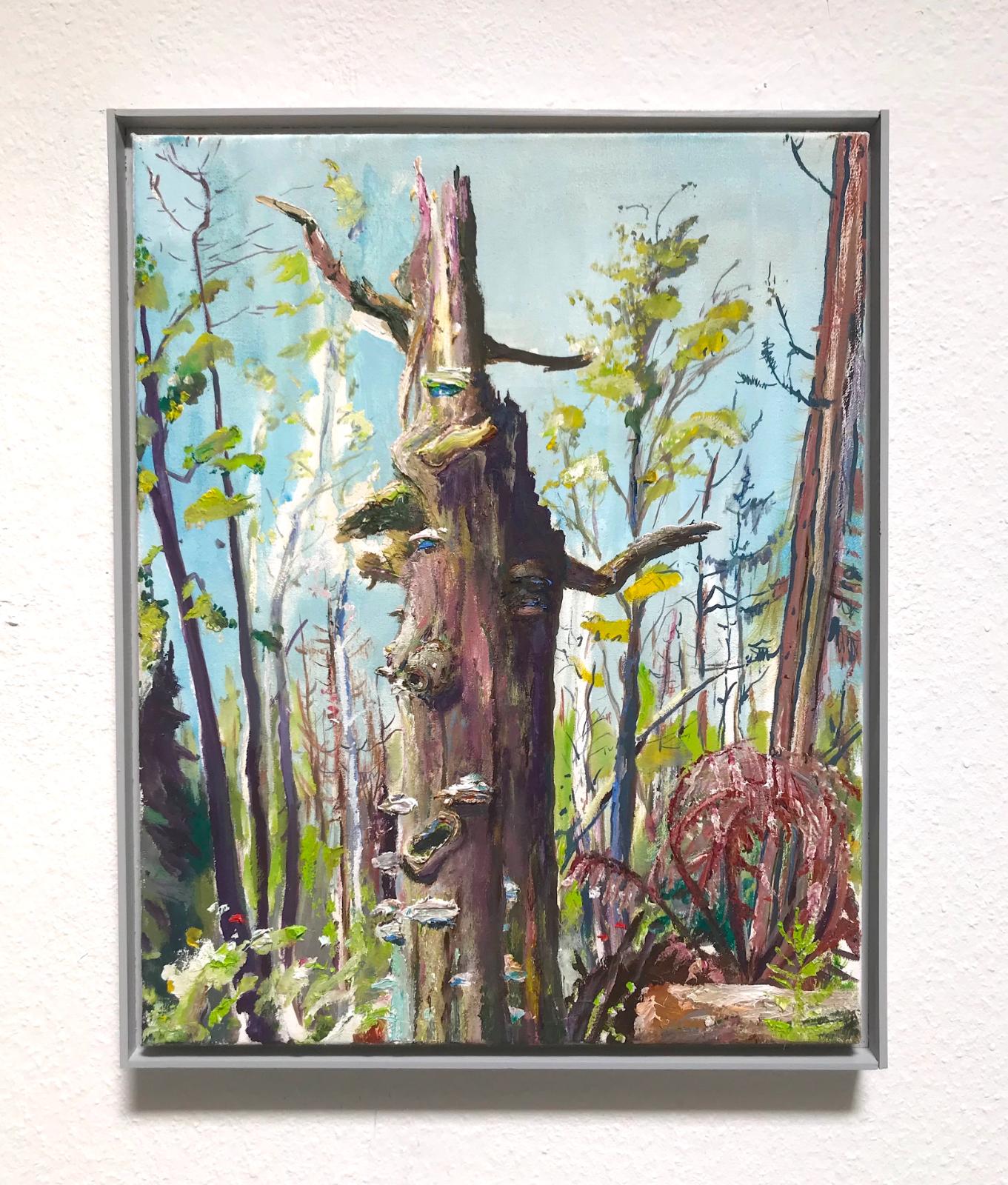 Saxana Schötschel Nr. 18 Baumportrait Der Schamane 2019 Öl auf Leinwand 54 x 43 cm Preis auf Anfrage