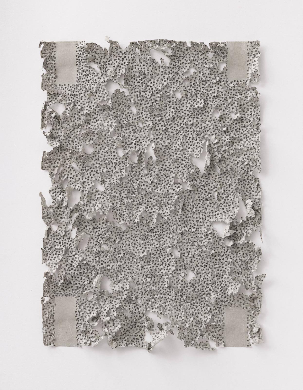 Martin Bruno Schmid, Bleistiftspitze in Papier #2, 2020, Bleistift in Papier, 41 × 31 cm, verkauft!