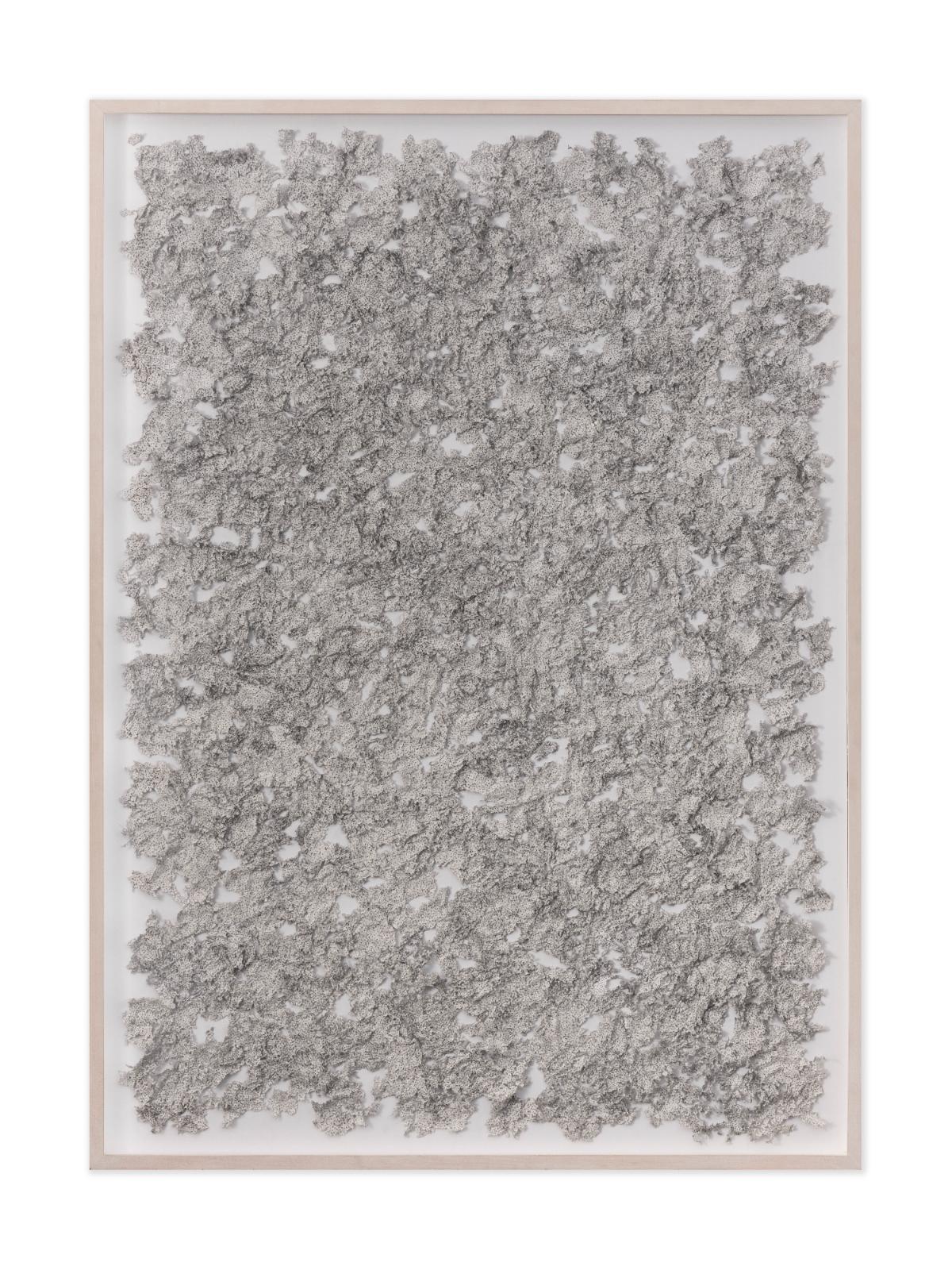 Martin Bruno Schmid, Bohrzeichnung, 2012, Bleistiftbohrung in Papier, 143 × 103 cm, Preis auf Anfrage