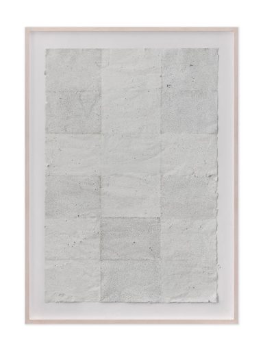 Martin Bruno Schmid, Bohrzeichnung, 2010, Bleistiftbohrung in Papier, 143 × 103 cm, Preis auf Anfrage
