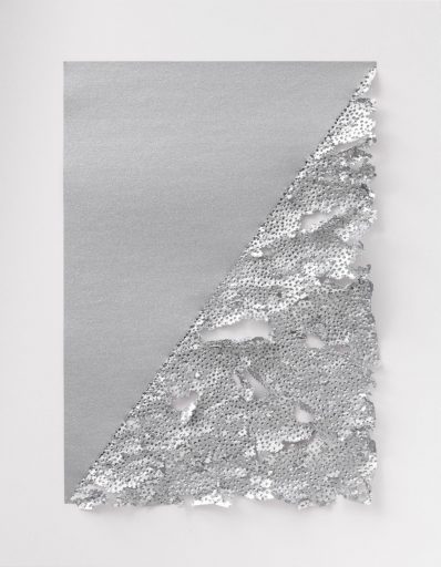 Martin Bruno Schmid, Bleistiftspitze in Papier #13, 2020, Bleistift in Papier, 41 × 31 cm, verkauft!