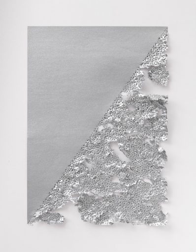 Martin Bruno Schmid, Bleistiftspitze in Papier #16, 2020, Bleistift in Papier, 41 × 31 cm, Preis auf Anfrage