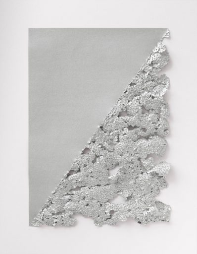 Martin Bruno Schmid, Bleistiftspitze in Papier #17, 2020, Bleistift in Papier, 41 × 31 cm, Preis auf Anfrage