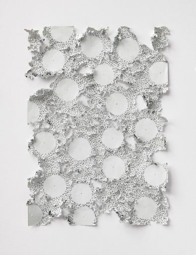 Martin Bruno Schmid,, Bleistiftspitze in Papier (Kern #1), 2022, Bleistift in Papier, 41 x 31 cm, Preis auf Anfrage