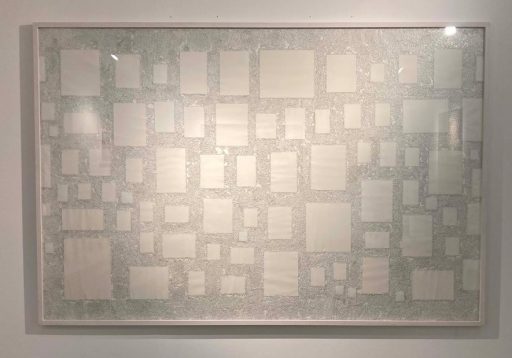 Martin Bruno Schmid, Bohrzeichnung (Kyoto), 2015, Bleistiftbohrung in Papier, 165 x 245 cm, Preis auf Anfrage