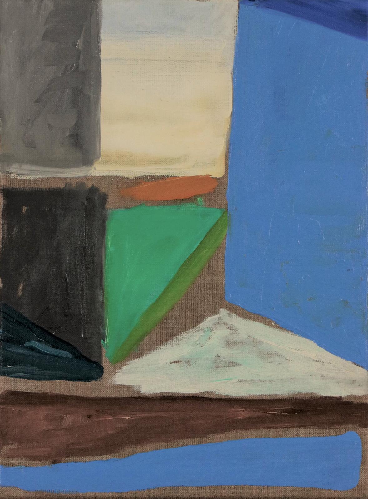 Ulrich Brauchle, Am Abend davor, 2017, Öl auf Leinwand, 40 cm x 30 cm, Preis auf Anfrage