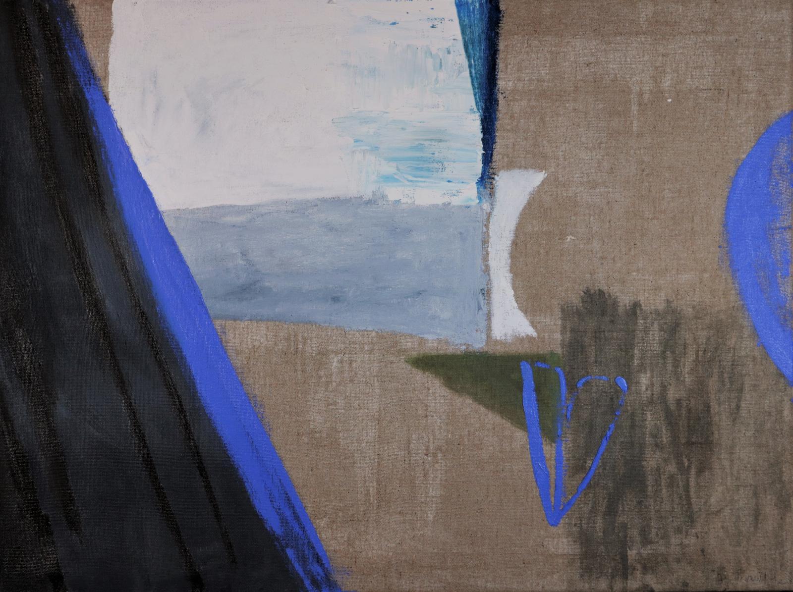 Ulrich Brauchle, Feld, 2020, Öl auf Leinwand, 90 cm x 120 cm, verkauft!