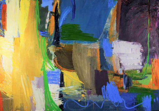 Ulrich Brauchle, Komposition, 2019, Öl auf Leinwand, 120 cm x 170 cm, Preis auf Anfrage, SüdWestGalerie