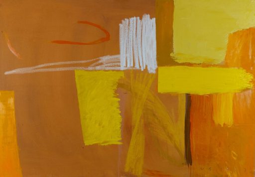 Ulrich Brauchle, Yellow, 2023, Öl auf Leinwand, 90 cm x 130 cm, Preis auf Anfrage, SÜDWESTGALERIE