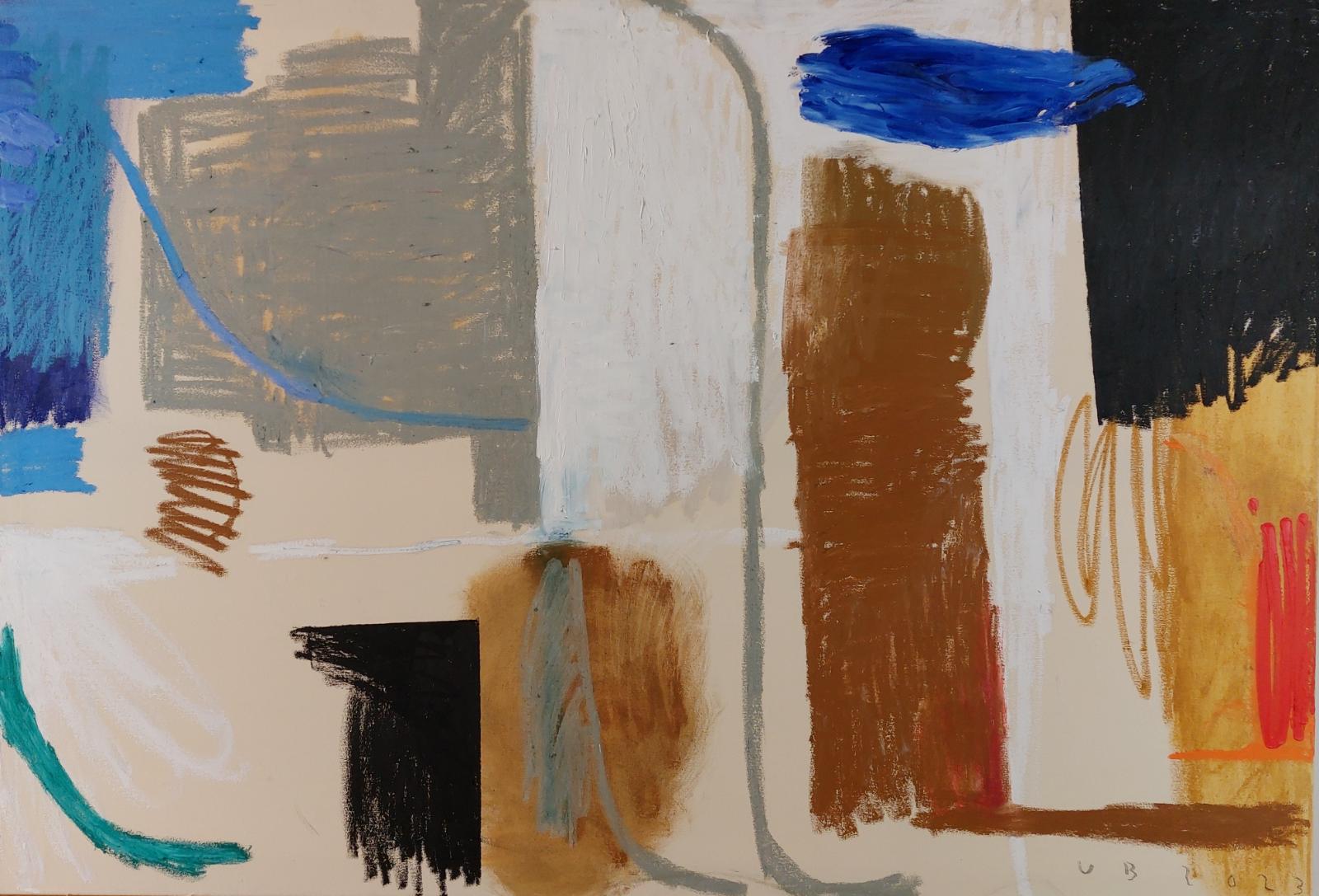 Ulrich Brauchle, blue cloud, 2023, Öl auf Leinwand, 90 cm x 130 cm, Preis auf Anfrage, SÜDWESTGALERIE