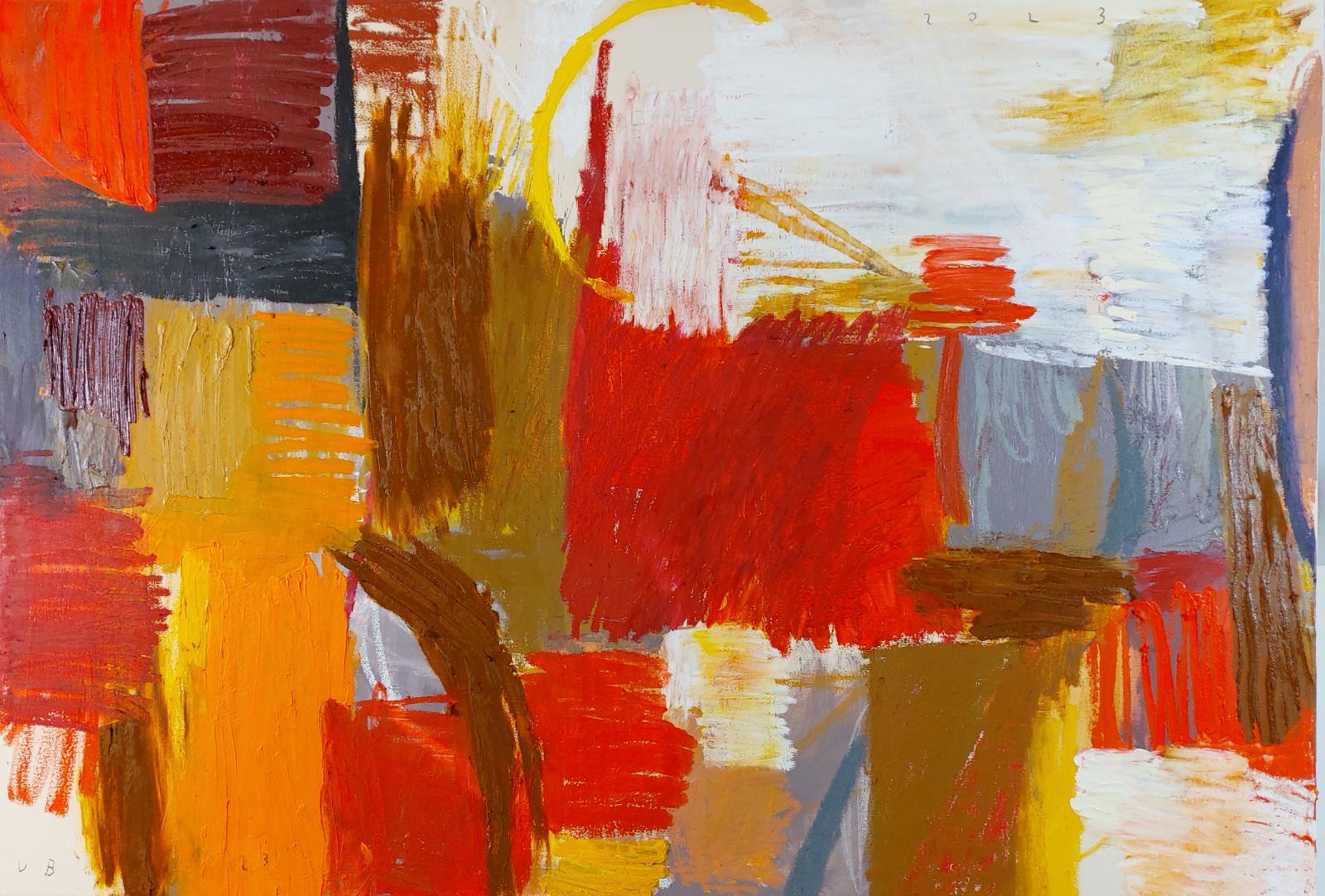 Ulrich Brauchle, red, 2023, Öl auf Leinwand , 90 cm x 130 cm, Preis auf Anfrage, SÜDWESTGALERIE