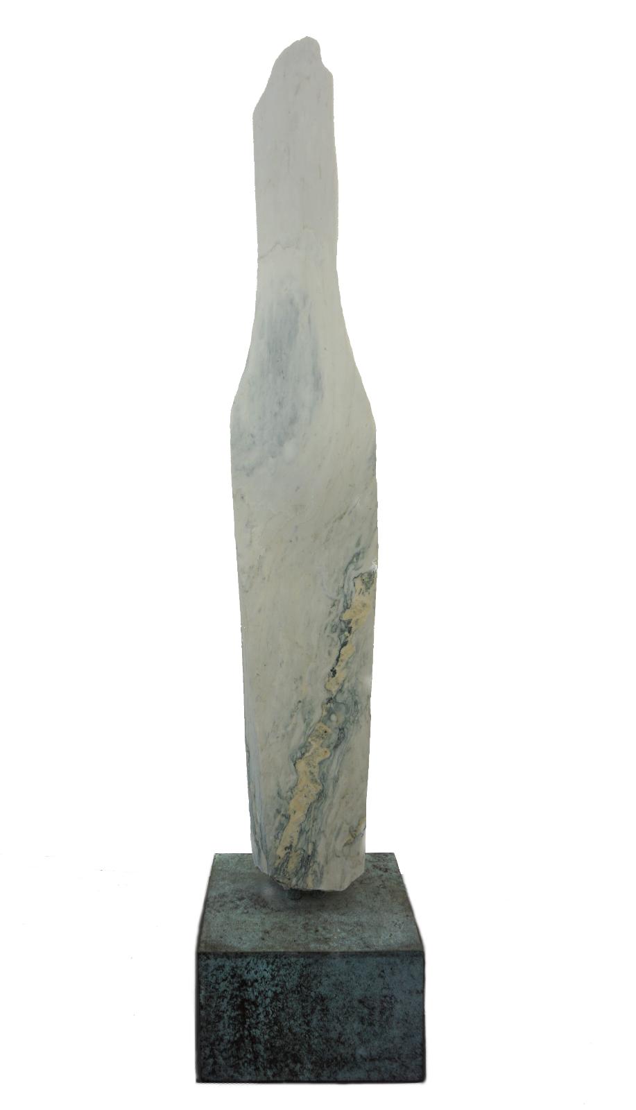 Rudolf Kurz, „Torso“, 2017, Marmor/Messing, 154 cm (Höhe), Preis auf Anfrage, kur003ko