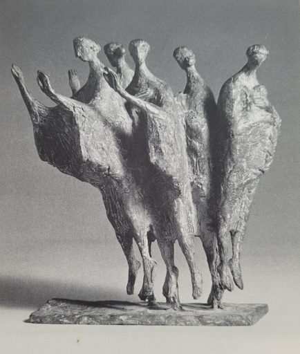 Fritz Nuss, Schwebende, 1963, Bronze, 15,3 cm x 11 cm x 15 cm, SüdWestGalerie