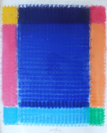 Heinz Mack, Farbchromatik, Pastell auf Papier, 2012, 56 cm x 45,5 cm, Preis auf Anfrage, Galerie Cyprian Brenner