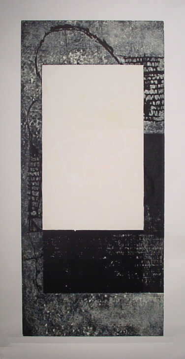 Peter Guth, Prospekt 2, Studie zu Tanzboden, 1996 - 1998, Farbholzschnitt auf Papier, Unikat, 239 cm x 135 cm, Preis auf Anfrage, SüdWestGalerie