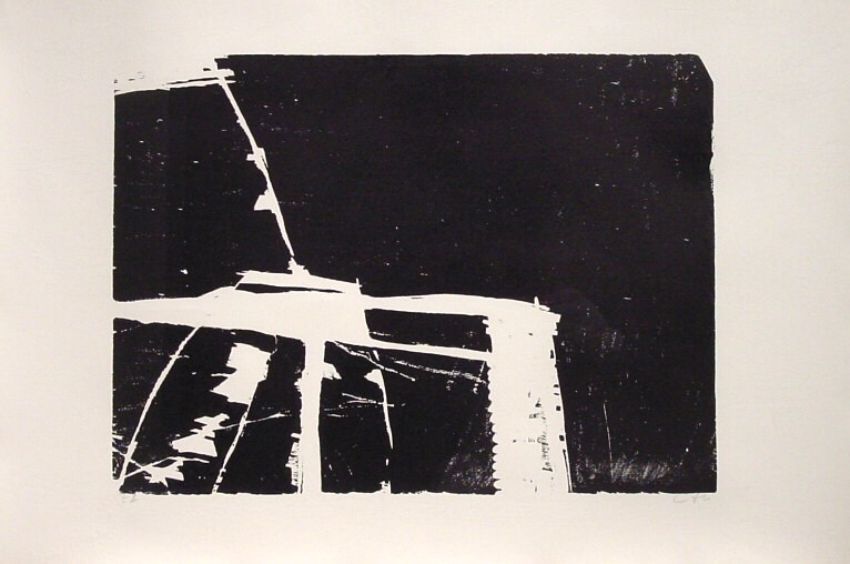 Peter Guth, Schnittfenster 3, Holzschnitt auf Papier, 60 cm x 85 cm, Preis auf Anfrage, SüdWestGalerie