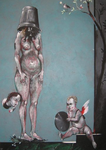 Manfred Hürlimann, Frühling 2020, 2020, Acryl auf Leinwand, 210 cm x 150 cm, Preis auf Anfrage