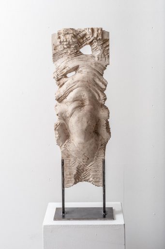 Christoph Traub, Haut 1, 2014, Jura/Stahl, 95 cm x 15 cm x 30 cm, Preis auf Anfrage, trc011kü, SüdWestGalerie