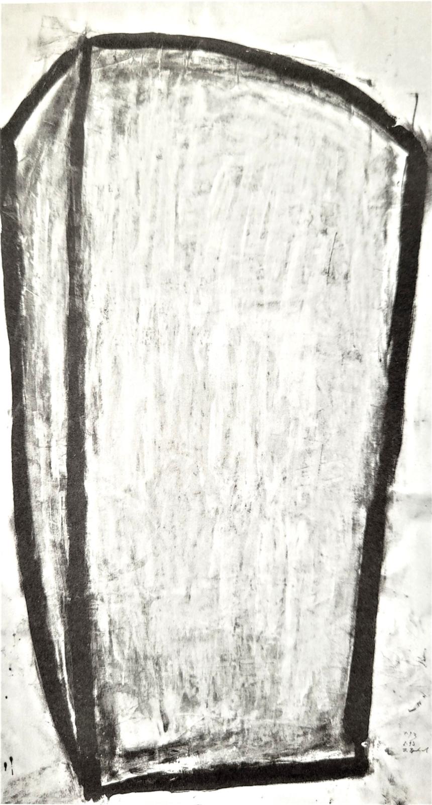 Franz Bernhard, Zeichnung WV F-54-93, 200 cm x 110 cm, Preis auf Anfrage, SüdWestGalerie