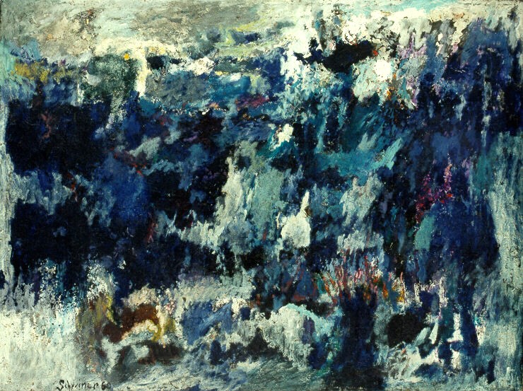 Hans Schreiner, ohne Titel, 1960, Öl auf Leinwand, 61 cm x 81 cm, Preis auf Anfrage, SüdWestGalerie