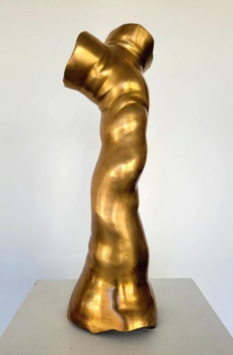 Christoph Traub, SCHWUNG , 2021, Bronze (Unikat), 22 cm x 20 cm x 67 cm,Preis auf Anfrage, SüdWestGalerie