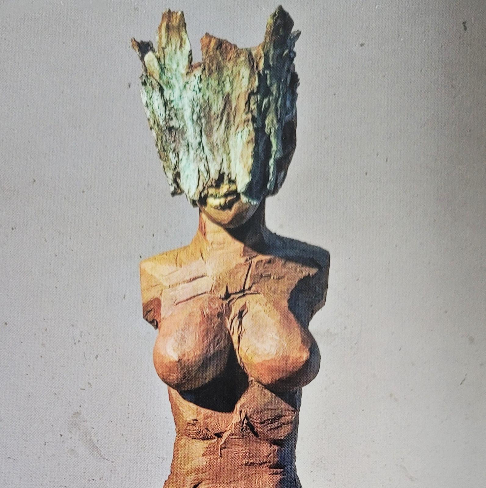 Dietrich Klinge, Daphne, Ausschnitt, Bronze, Höhe 251 cm, Auflage 6 Exemplare, reserviert!, SüdWestGalerie