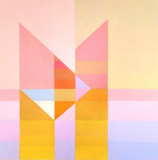 Friedrich Sieber, ohne Titel Farbabstraktion, 1980-1982, Acryl auf Leinwand, 100 cm x 100 cm, Preis auf Anfrage, SüdWestGalerie