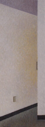 Helmut Fleischle, Gelbe Tür, 1988 1989, 113 cm x 41 cm, Preis auf Anfrage, SüdWestGalerie